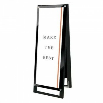 TOKISEI 常磐精工 ブラックポスター用スタンド看板マグネジ A3縦縦両面ブラック BPSSKMN-A3TTRB