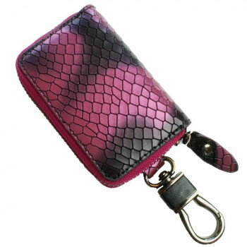 AWESOME(オーサム)　スマートキーケース　パイソンシリーズ　ブラックピンク　ASK-PS002