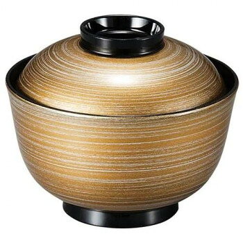 福井クラフト　3.5寸千鳥椀　ゴールドかすみ 37001250