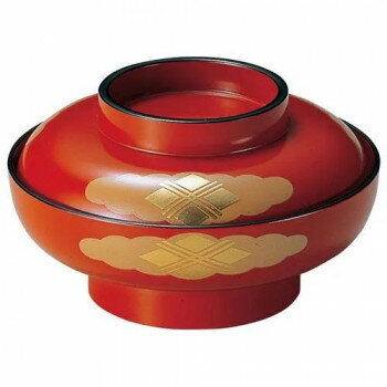 福井クラフト　5.5寸高野椀 朱正法寺内朱 38020030