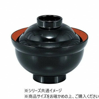 福井クラフト　TA3.5寸かがみ椀 黒内朱 32015840