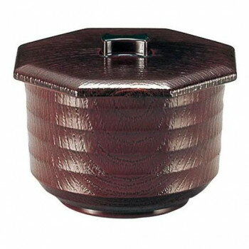 福井クラフト　元禄木目飯器 溜(内朱)親蓋セット 33101330