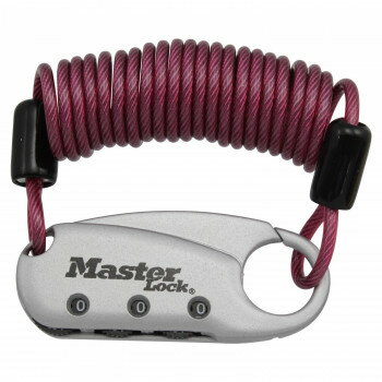 ダイヤル式コイルケーブルロック 1559JADRED