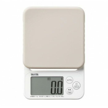 TANITA タニタ デジタルクッキングスケール KJ222GY グレー