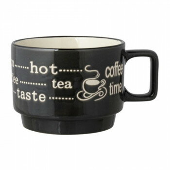 リビング enjoy スタッキングマグ BK 300ml