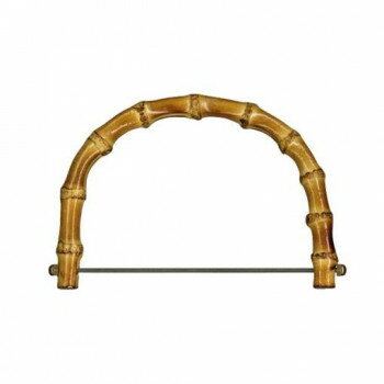INAZUMA イナズマ 竹バッグ持ち手 横約16.5cm 2本手 (4)焼き入生成 BB-18