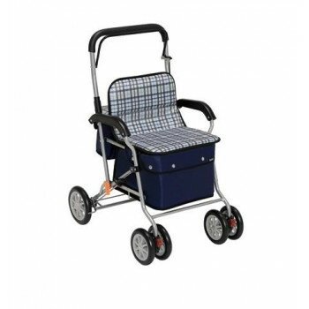 幸和製作所　テイコブ(TacaoF) シルバーカー(スタンダードタイプ) ボクスト チェックブラック SIST02-BK