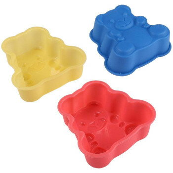 ユーロキッチン eurokitchen シリコンモールドミニ テディーベア 3点セット