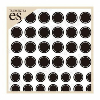 TSUMEKIRA(ツメキラ) ネイルシール es ドットミニ 黒 ES-DOT-007