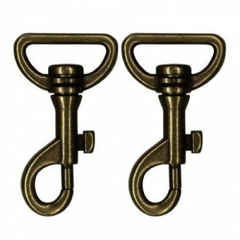 INAZUMA イナズマ 鉄砲ナスカン 25mm用 2個入 アンティークゴールド AK-19-26AG