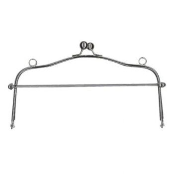 INAZUMA イナズマ がま口ベンリー 横幅約22.5cm シルバー BK-1058