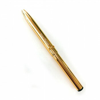 喜筆(kiHiTsu) 携帯リップブラシ プッシュアップ式 ゴールド リボン付 riBoN-g