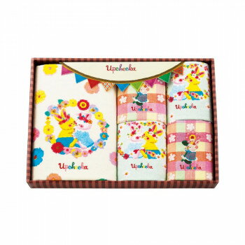 Upcheeka(アプチェカ) バス・フェイスタオルセット UPA-500 1104-051