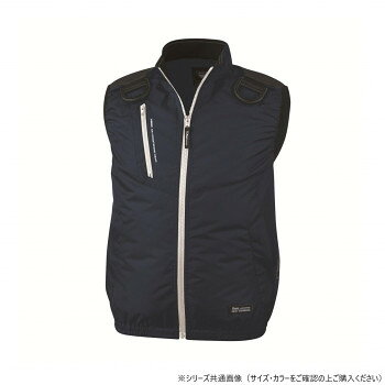 ジーベック(XEBEC) XE98104 空調服遮熱ハーネスベスト 紺 4L