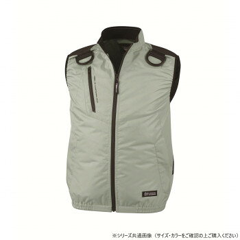 ジーベック(XEBEC) XE98104 空調服遮熱ハーネスベスト モスグリーン L