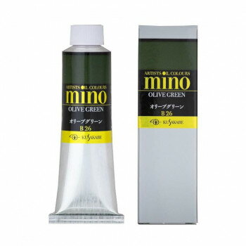 クサカベ ミノー油絵具 9号 40ml オリーブグリーン M9-26
