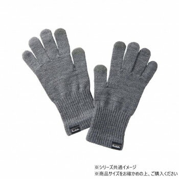 PUROMONTE　プロモンテ　メリノウールアンダーグローブ　M　グレー　GI010U