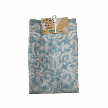 林(HAYASHI) フェイスタオル ソフトダマスク 2枚組 ブルー FO427001