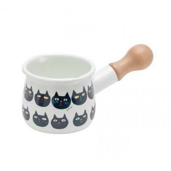 豊琺瑯 Plune.(プルーン) ホーロープチミルクパン(ガス火専用) WT・ホワイト ミミココモモ TYJ-728