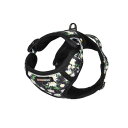 ルークラン ドッグネス ハーネス エレガント M デイジーブラック ペット用品