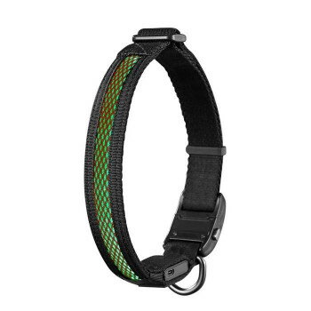 ルークラン ドッグネス LED首輪 L オニキスブラック ペット用品