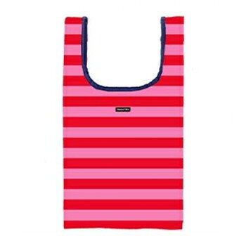 Tote Bag Type - Hanna Hula(ハンナフラ) エコバッグ L ボーダーレッド CECO-BRD-L
