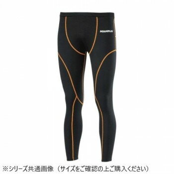 NANKAI テクノライダーHOTBRUSHED BACK ストレッチパンツ SDW-6107 M ブラック/オレンジ