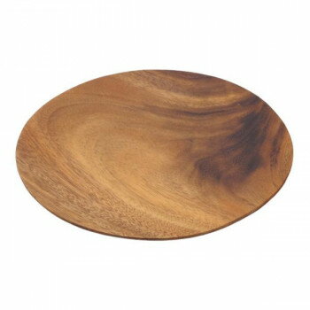 萬洋(まんよう) アカシア ラウンドプレート 20cm 32-429A