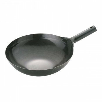 山田工業所　鉄　打出片手中華鍋(板厚1.2mm)　33cm　ATY9133