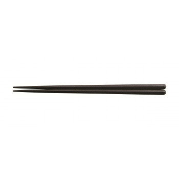福井クラフト　SPS 19.5cm新六角木目箸 黒OM 90022861