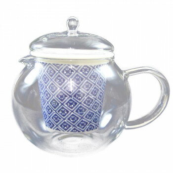 有田焼 セランドグラス おしゃれポット 華七宝 500cc FC-550C