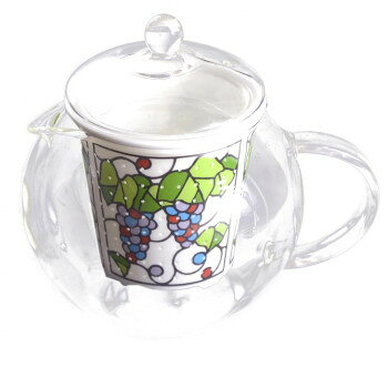 有田焼 セランドグラス おしゃれポット ビートロ葡萄 500cc FC-550C