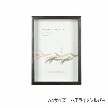 A.P.J. BOXフレーム アートボックスフレーム(高さ:35mm) A4サイズ(210×297mm) ヘアラインシルバー 0021768689