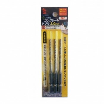 iHelp(アイヘルプ) IH　六角軸コンクリートドリル3P　IH-CD30