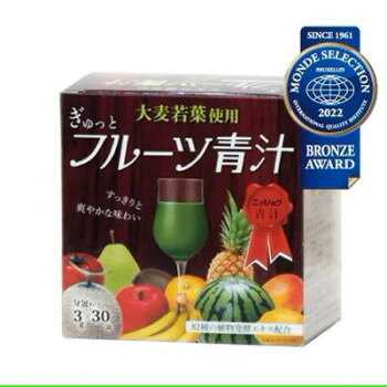 ニッショク ぎゅっとフルーツ青汁 3g×30p