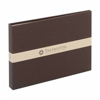 ナカバヤシ　テラコッタ　ポケットアルバム　2L　ブラウン　TER-2LP-85-BR