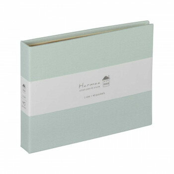 ナカバヤシ　ハルマー　ポケットアルバム　L判40枚　ミントブルー　A-HRLP-101-B