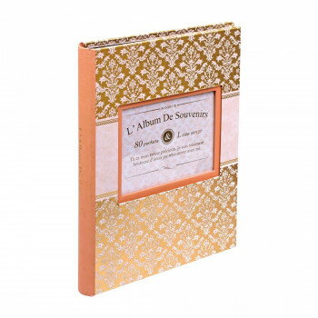 ナカバヤシ　ウィンドウカバーアルバムL80-エレガント-ピンク　ア-FTPW-L-204-P