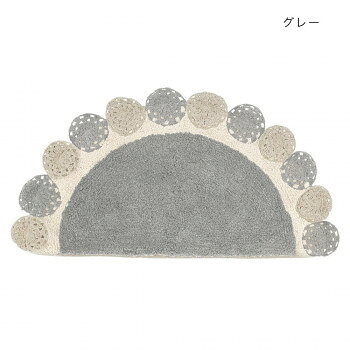 「北海道・沖縄・離島・一部地域へのお届けは別途送料を請求させていただきます。」「お客様都合でのキャンセルの場合、出荷前後にかかわらずキャンセル料などの手数料が発生いたしますので予めご了承ください。」「メーカーより取り寄せ商品のため、在庫状況によっては欠品・廃盤の可能性があります。あらかじめご了承ください。」お花のようなかぎ針編みモチーフがかわいいインテリアファブリック。カラフルなクロシェ編みが可愛い半円状のマットです。どこか懐かしさやレトロな雰囲気も感じられる、ハンドメイドのクロシェ編み。半円状なので、ドアなどの出入口はもちろん、ベッド下に敷くのもおススメです!サイズ約80×40cm個装サイズ：80×40×3cm重量個装重量：500g素材・材質綿80%、ポリエステル10%、レーヨン5%、その他5%かぎ針編みモチーフ:綿100%生産国インドfk094igrjs