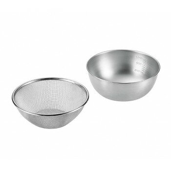 SUS・ga サス・ガ ストロングメッシュザル19cm＆ボウル18cm SUS-Z400