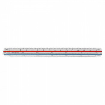 三角スケール ニュータイプ ポケット用 15cm 副尺なし 1-882-0015