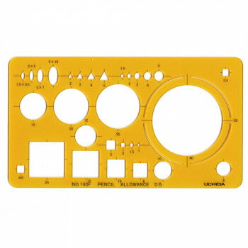 テンプレート No.140F 建築士・受験者用定規 012-0015