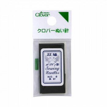 クロバー 双鳩メリケン針 N-メリケン針長針長8 12-247