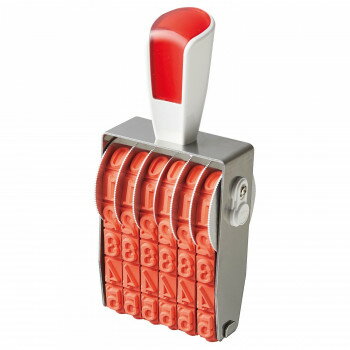 リピスター回転印 欧文6連(明朝体) 初号 RS-6M0