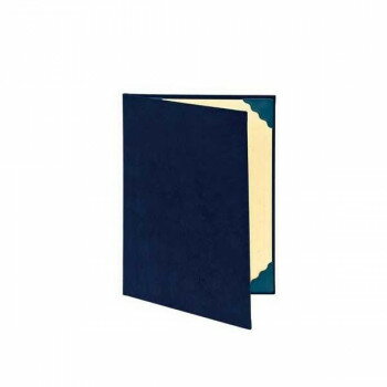 ナカバヤシ 証書ファイル スエード B5　紺・FSS-B5-B