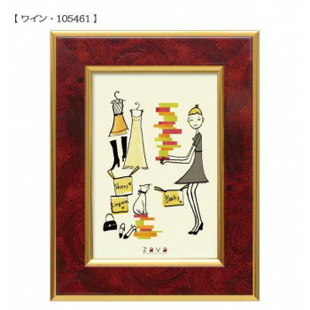 フォトフレームクラシック　L判　ワイン・105461