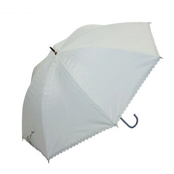 Umbrella - 藤田屋 晴雨兼用長傘ショート 50cm ヒートカット 無地 ホワイト SS-1307(KT)