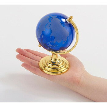 茶谷産業 Fun Science ガラス地球儀 ブルー 333-450BL [3]