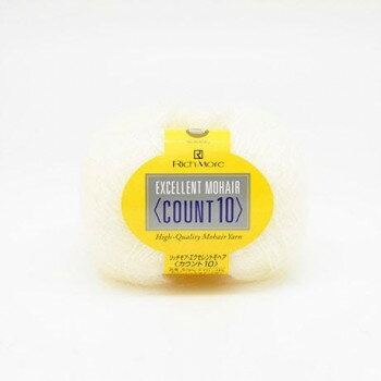 ハマナカ リッチモア エクセレントモヘア カウント10 No.1 6289001