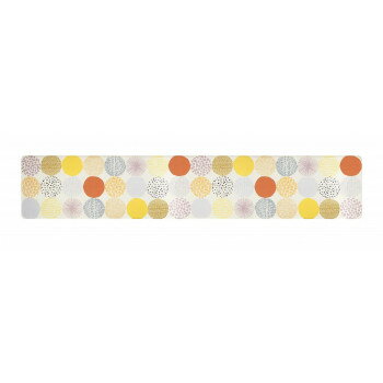 拭けるインテリアマット　45×240cm ドット